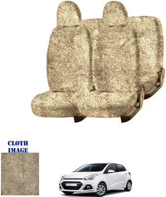 REPLEY Cotton Car Seat Cover For Hyundai i10 Active(Front Detachable Headrest, Without Back Seat Arm Rest, 5 Seater, 2 Back Seat Head Rests)