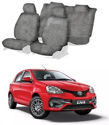 GSE Cotton Car Seat Cover For Toyota Etios Liva(Fixed Head Rest, Mono Back Seat, Without Back Seat Arm Rest, 5 Seater)