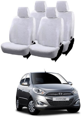 Autohug Cotton Car Seat Cover For Hyundai i10(Mono Back Seat, Without Back Seat Arm Rest, 5 Seater, 2 Back Seat Head Rests)