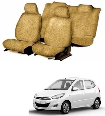 Autohug Cotton Car Seat Cover For Hyundai i10(Fixed Head Rest, Mono Back Seat, Without Back Seat Arm Rest, 5 Seater, 2 Back Seat Head Rests)