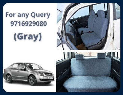 Chiefride Cotton Car Seat Cover For Maruti SX4(All Detachable Headrest, With Back Seat Arm Rest, 5 Seater, 2 Back Seat Head Rests)