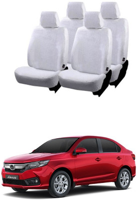 Autohug Cotton Car Seat Cover For Honda Amaze(Fixed Head Rest, Mono Back Seat, With Back Seat Arm Rest, 5 Seater)