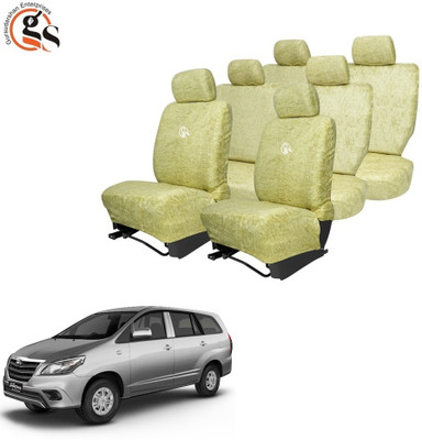GSE Cotton Car Seat Cover For Toyota Innova 8S(All Detachable Headrest, Split Back Seat, Without Back Seat Arm Rest, 8 Seater, 2 Back Seat Head Rests)