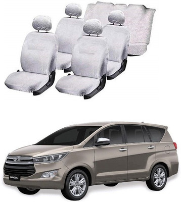Autohug Cotton Car Seat Cover For Toyota Innova Crysta(All Detachable Headrest, Split Back Seat, Without Back Seat Arm Rest, 8 Seater, 2 Back Seat Head Rests)