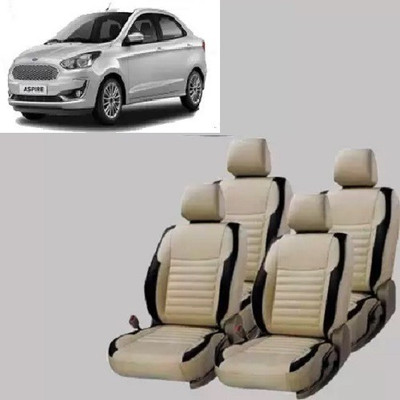 autodesign PU Leather Car Seat Cover For Ford Aspire(All Detachable Headrest, Mono Back Seat, With Back Seat Arm Rest, 5 Seater, 2 Back Seat Head Rests)