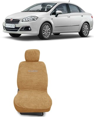 Kingsway Cotton Car Seat Cover For Fiat Linea(Detachable Head Rest, 5 Seater)