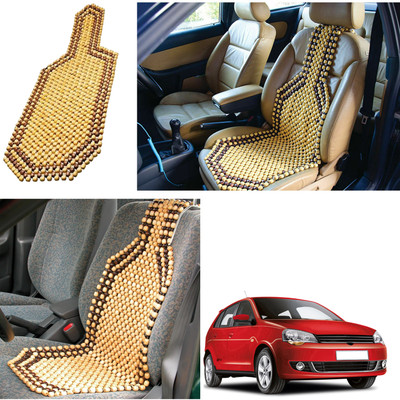 Peepsstore Wooden Car Seat Cover For Volkswagen Polo GT(NA, Mono Back Seat, Without Back Seat Arm Rest, 1 Seater)