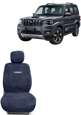Kingsway Cotton Car Seat Cover For Mahindra Scorpio 7S(Fixed Head Rest, 5 Seater)