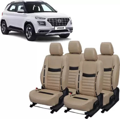 autodesign PU Leather Car Seat Cover For Hyundai Venue(All Detachable Headrest, Split Back Seat, With Back Seat Arm Rest, 5 Seater, 2 Back Seat Head Rests)