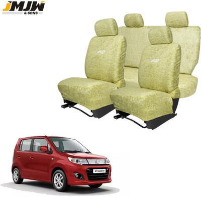 JMJW & SONS Cotton Car Seat Cover For Maruti WagonR Stingray(Front Detachable Headrest, Split Back Seat, Without Back Seat Arm Rest, 5 Seater, 2 Back Seat Head Rests)