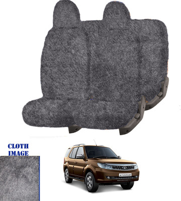 REPLEY Cotton Car Seat Cover For Tata Safari Storme(Front Detachable Headrest, Without Back Seat Arm Rest, 7 Seater, 2 Back Seat Head Rests)