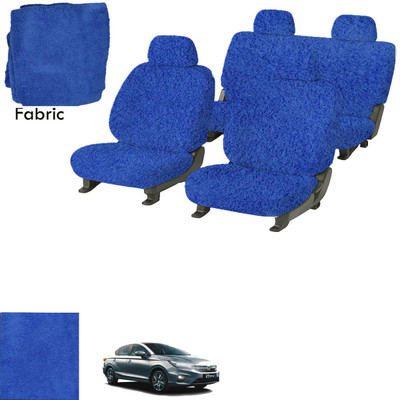 Crokrok Fabric Car Seat Cover For Honda New City(Front Detachable Headrest, Mono Back Seat, With Back Seat Arm Rest, 5 Seater, 2 Back Seat Head Rests)