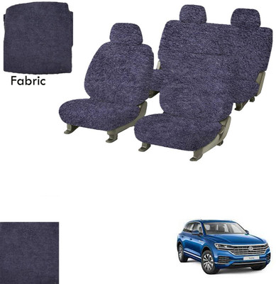 Crokrok Fabric Car Seat Cover For Volkswagen Touareg(Front Detachable Headrest, Mono Back Seat, With Back Seat Arm Rest, 5 Seater, 2 Back Seat Head Rests)