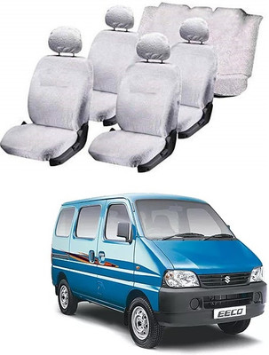 Autohug Cotton Car Seat Cover For Maruti Eeco(Fixed Head Rest, Without Back Seat Arm Rest, 9 Seater, 2 Back Seat Head Rests)