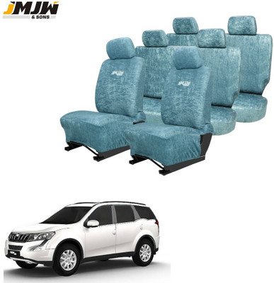 JMJW & SONS Cotton Car Seat Cover For Mahindra XUV 500(All Detachable Headrest, Split Back Seat, With Back Seat Arm Rest, 7 Seater, 2 Back Seat Head Rests)
