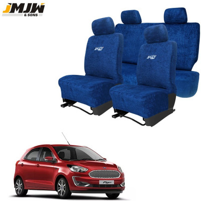 JMJW & SONS Cotton Car Seat Cover For Ford Figo(All Detachable Headrest, Mono Back Seat, Without Back Seat Arm Rest, 5 Seater, 2 Back Seat Head Rests)