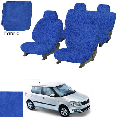 Crokrok Fabric Car Seat Cover For Ford Fabia(Front Detachable Headrest, Mono Back Seat, With Back Seat Arm Rest, 5 Seater, 2 Back Seat Head Rests)