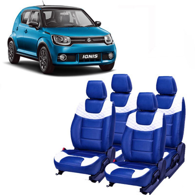 JMDi PU Leather Car Seat Cover For Maruti Ignis(Fixed Head Rest, Mono Back Seat, Without Back Seat Arm Rest, 5 Seater, 2 Back Seat Head Rests)