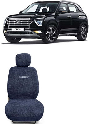 Kingsway Cotton Car Seat Cover For Hyundai Creta(Fixed Head Rest, 5 Seater)