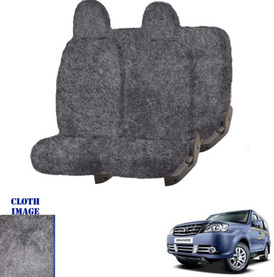 REPLEY Cotton Car Seat Cover For Mahindra Sumo Grand(Front Detachable Headrest, Without Back Seat Arm Rest, 7 Seater, 2 Back Seat Head Rests)