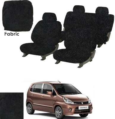 Crokrok Fabric Car Seat Cover For Maruti Estilo(Front Detachable Headrest, Mono Back Seat, With Back Seat Arm Rest, 5 Seater, 2 Back Seat Head Rests)