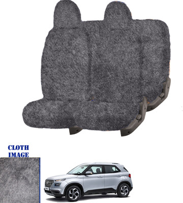 REPLEY Cotton Car Seat Cover For Hyundai Venue(Front Detachable Headrest, Without Back Seat Arm Rest, 5 Seater, 2 Back Seat Head Rests)