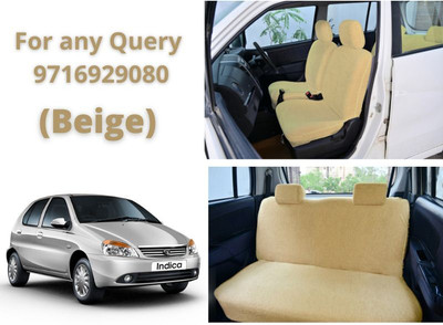 Chiefride Cotton Car Seat Cover For Tata Indica(All Detachable Headrest, Without Back Seat Arm Rest, 5 Seater, 2 Back Seat Head Rests)