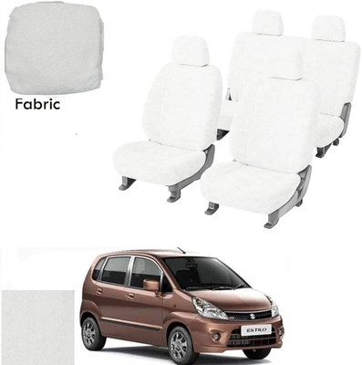 Crokrok Fabric Car Seat Cover For Hyundai i10(Front Detachable Headrest, Mono Back Seat, With Back Seat Arm Rest, 5 Seater, 2 Back Seat Head Rests)