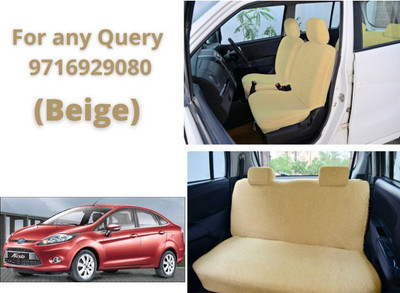 Chiefride Cotton Car Seat Cover For Ford Fiesta(All Detachable Headrest, With Back Seat Arm Rest, 5 Seater, 2 Back Seat Head Rests)