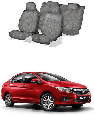 Autohug Cotton Car Seat Cover For Honda City 1.3/1.5(All Detachable Headrest, Mono Back Seat, With Back Seat Arm Rest, 5 Seater, 2 Back Seat Head Rests)