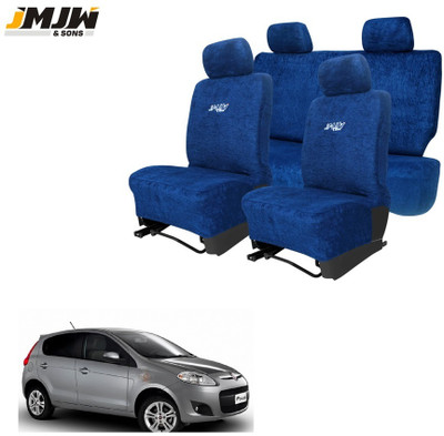 JMJW & SONS Cotton Car Seat Cover For Fiat Palio(All Detachable Headrest, Mono Back Seat, Without Back Seat Arm Rest, 5 Seater, 2 Back Seat Head Rests)