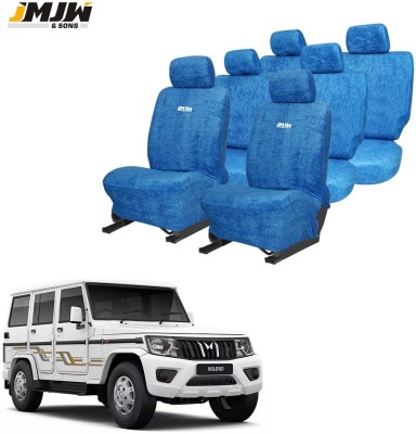 JMJW & SONS Cotton Car Seat Cover For Mahindra Bolero(All Detachable Headrest, Mono Back Seat, Without Back Seat Arm Rest, 7 Seater, 2 Back Seat Head Rests)