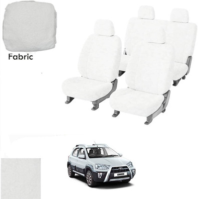 Crokrok Fabric Car Seat Cover For Toyota Etios Cross(Front Detachable Headrest, Mono Back Seat, With Back Seat Arm Rest, 5 Seater, 2 Back Seat Head Rests)