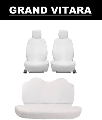 Autoxygen Cotton Car Seat Cover For Maruti Grand Vitara(Front Detachable Headrest, Mono Back Seat, With Back Seat Arm Rest, 5 Seater, 2 Back Seat Head Rests)