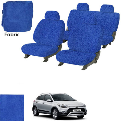 Crokrok Fabric Car Seat Cover For Hyundai i20 Active(Front Detachable Headrest, Mono Back Seat, With Back Seat Arm Rest, 5 Seater, 2 Back Seat Head Rests)