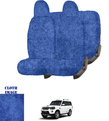 REPLEY Cotton Car Seat Cover For Mahindra Scorpio 7S(Front Detachable Headrest, Without Back Seat Arm Rest, 7 Seater, 2 Back Seat Head Rests)