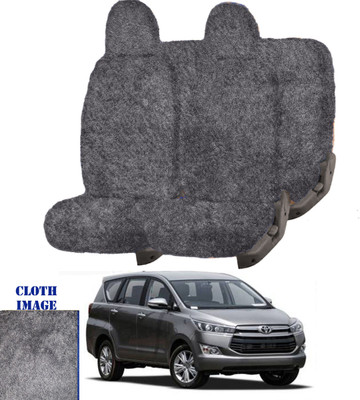 REPLEY Cotton Car Seat Cover For Toyota Innova(Front Detachable Headrest, Without Back Seat Arm Rest, 8 Seater, 2 Back Seat Head Rests)