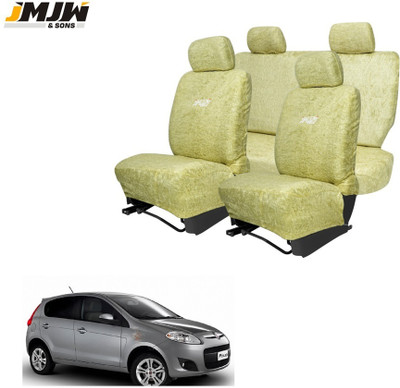 JMJW & SONS Cotton Car Seat Cover For Fiat Palio(All Detachable Headrest, Mono Back Seat, Without Back Seat Arm Rest, 5 Seater, 2 Back Seat Head Rests)