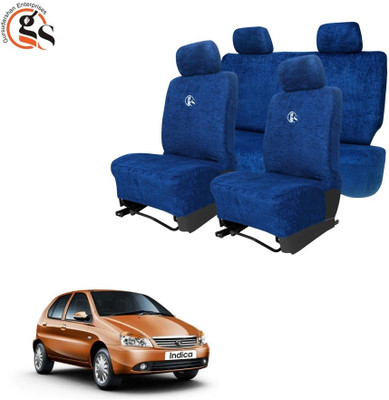 GSE Cotton Car Seat Cover For Tata Indica(Front Detachable Headrest, Mono Back Seat, Without Back Seat Arm Rest, 5 Seater)