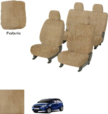 Crokrok Fabric Car Seat Cover For Tata Vista(Front Detachable Headrest, Mono Back Seat, With Back Seat Arm Rest, 5 Seater, 2 Back Seat Head Rests)