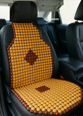 Q1 Beads Wooden Car Seat Cover For Tata Harrier(NA, Mono Back Seat, Without Back Seat Arm Rest, 1 Seater)