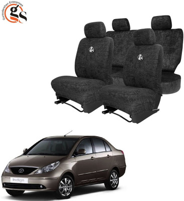 GSE Cotton Car Seat Cover For Tata Indigo(Front Detachable Headrest, Mono Back Seat, Without Back Seat Arm Rest, 5 Seater)