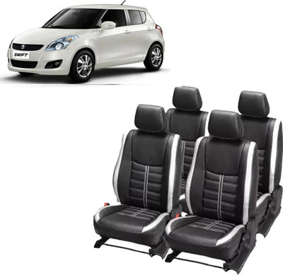 JMDi PU Leather Car Seat Cover For Maruti Swift(Fixed Head Rest, Mono Back Seat, Without Back Seat Arm Rest, 5 Seater, 2 Back Seat Head Rests)