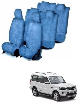 CoverCrafters Cotton Car Seat Cover For Mahindra Scorpio 8S(All Detachable Headrest, Mono Back Seat, Without Back Seat Arm Rest, 8 Seater, 2 Back Seat Head Rests)