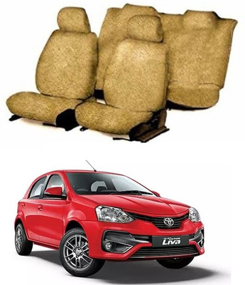 Autohug Cotton Car Seat Cover For Toyota Etios Liva(All Detachable Headrest, Mono Back Seat, Without Back Seat Arm Rest, 5 Seater, 2 Back Seat Head Rests)