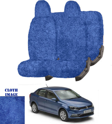 REPLEY Cotton Car Seat Cover For Volkswagen Ameo(Front Detachable Headrest, Without Back Seat Arm Rest, 5 Seater, 2 Back Seat Head Rests)