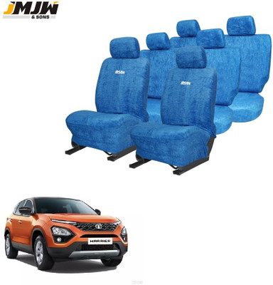 JMJW & SONS Cotton Car Seat Cover For Tata Harrier(All Detachable Headrest, Split Back Seat, With Back Seat Arm Rest, 7 Seater, 3 Back Seat Head Rests)