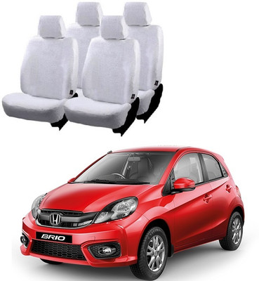 Autohug Cotton Car Seat Cover For Honda Brio(Without Back Seat Arm Rest, 5 Seater, 2 Back Seat Head Rests)