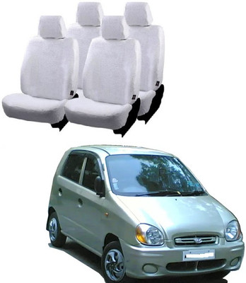 Autohug Cotton Car Seat Cover For Hyundai Santro(All Detachable Headrest, Mono Back Seat, Without Back Seat Arm Rest, 5 Seater, 2 Back Seat Head Rests)