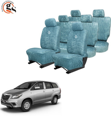 GSE Cotton Car Seat Cover For Toyota Innova 8S(All Detachable Headrest, Split Back Seat, Without Back Seat Arm Rest, 8 Seater, 2 Back Seat Head Rests)